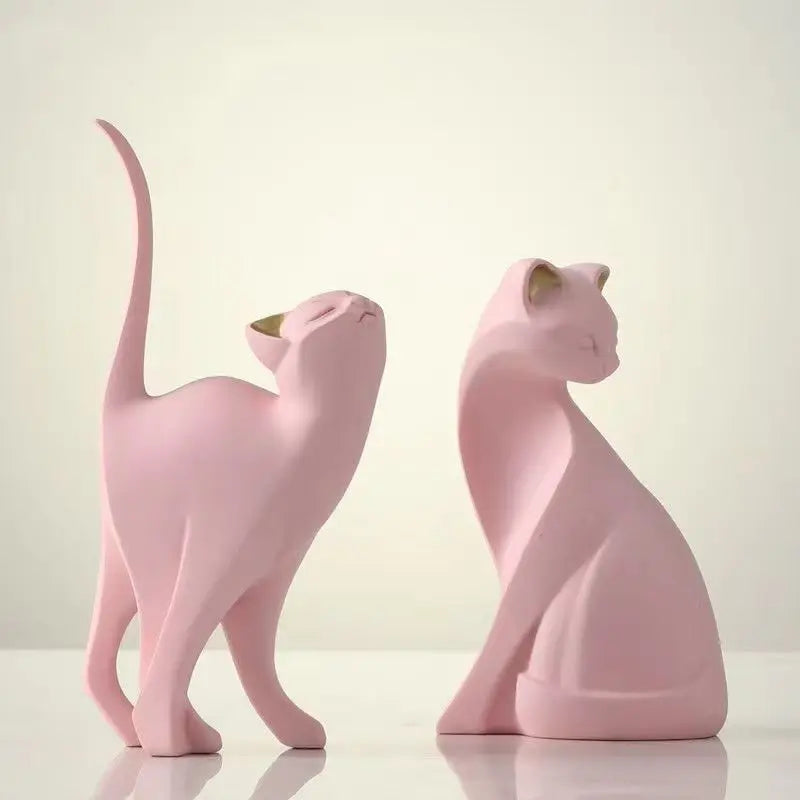 Estatueta Gato para Decoração