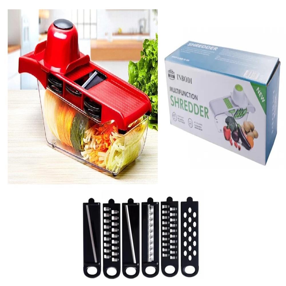 MANDOLINA 7 EM 1 SLICER RALADOR FATIADOR CORTADOR LEGUMES E FRUTAS